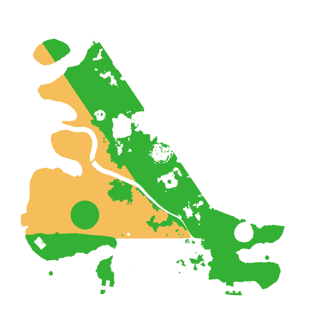 Biome Rust Map: Procedural Map, Size: 2950, Seed: 43525252