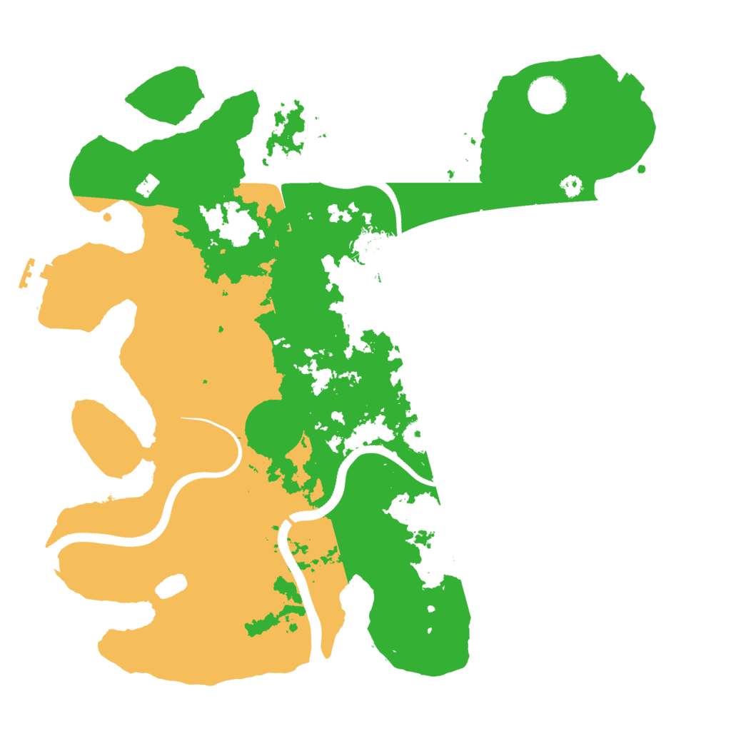 Biome Rust Map: Procedural Map, Size: 3500, Seed: 2112607100