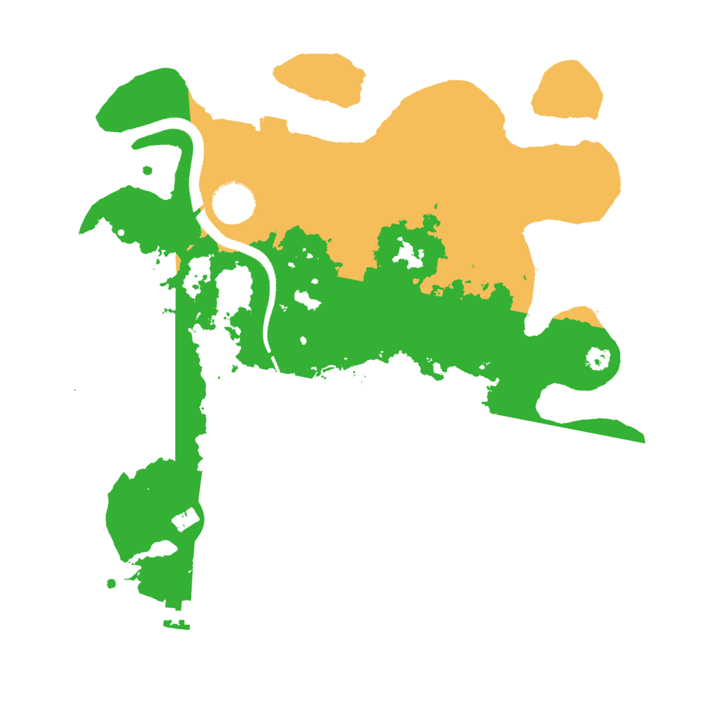 Biome Rust Map: Procedural Map, Size: 3000, Seed: 545485