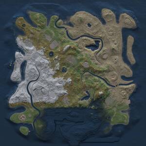 Thumbnail Rust Map: Procedural Map, Size: 4250, Seed: 475796767, 17 Monuments