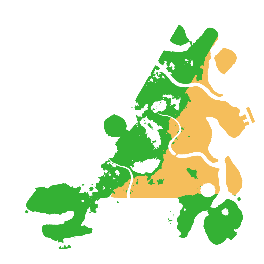 Biome Rust Map: Procedural Map, Size: 3250, Seed: 2126108211