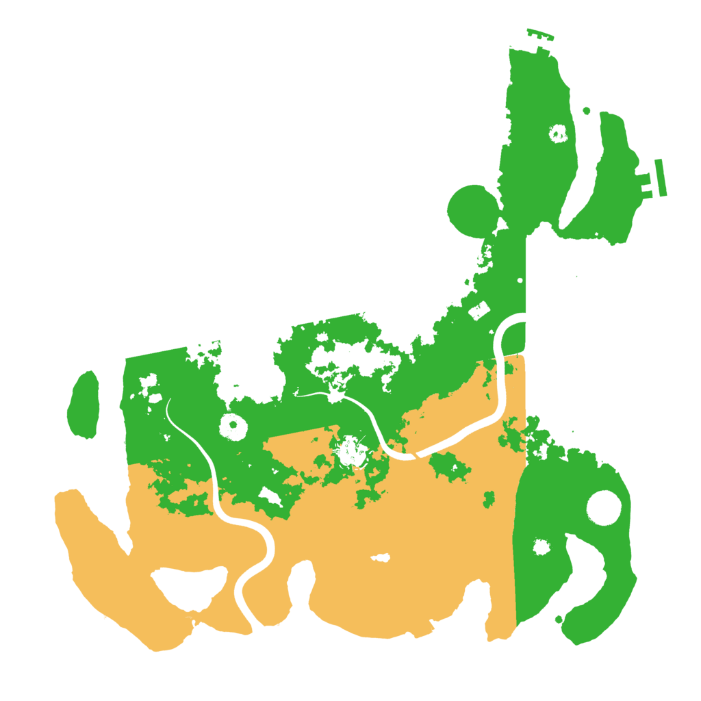 Biome Rust Map: Procedural Map, Size: 3800, Seed: 827856