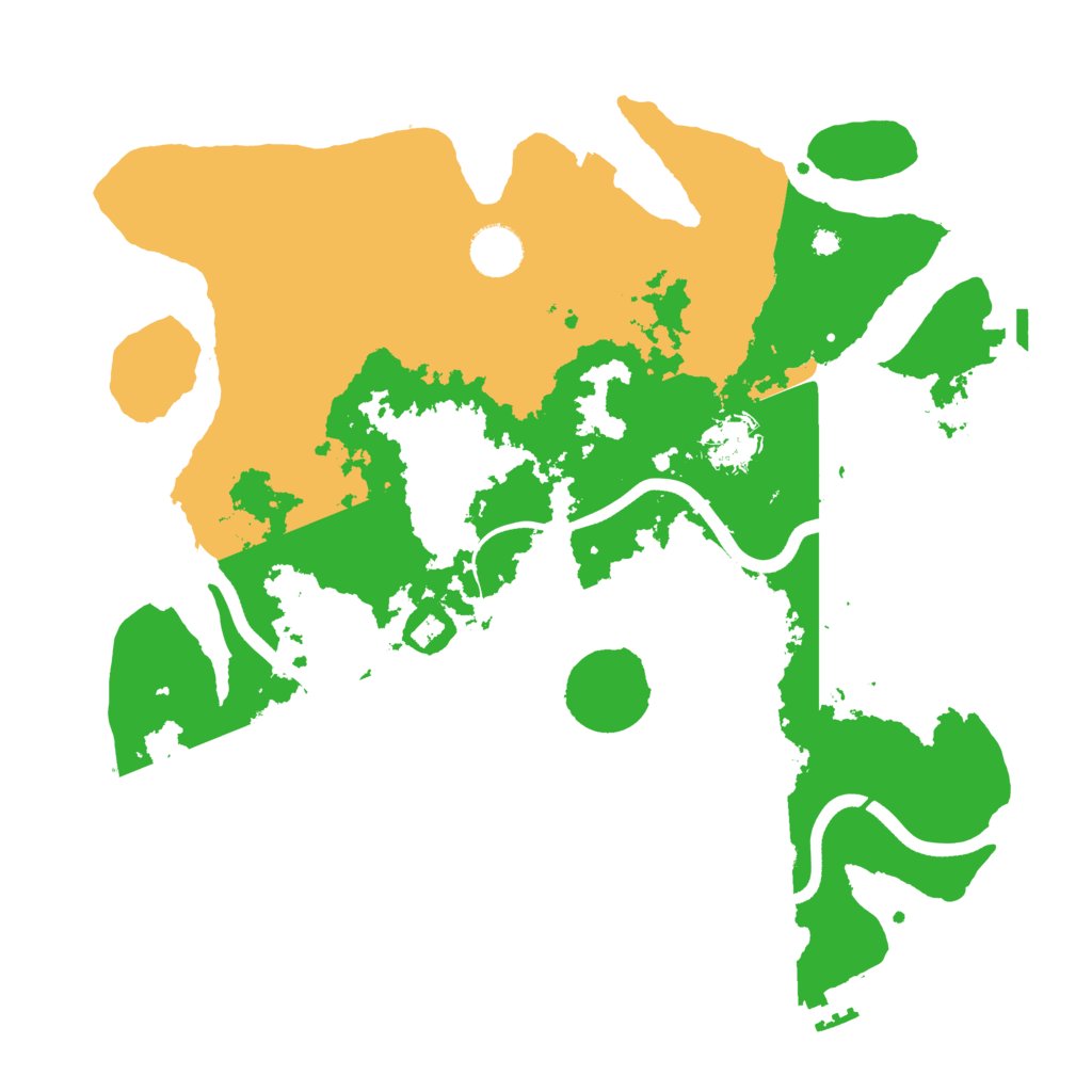 Biome Rust Map: Procedural Map, Size: 3700, Seed: 1144907024
