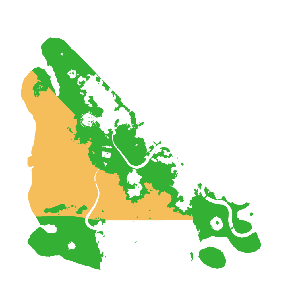 Biome Rust Map: Procedural Map, Size: 3500, Seed: 891580064