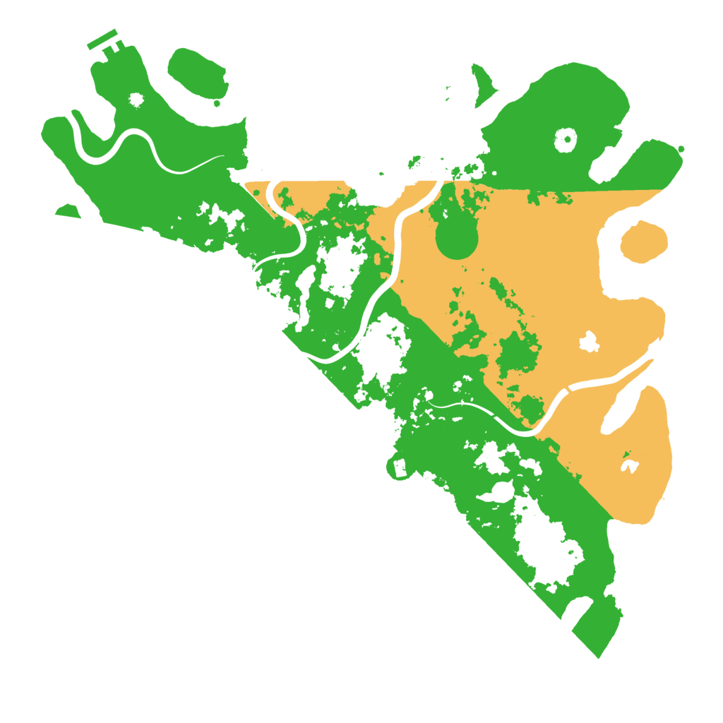 Biome Rust Map: Procedural Map, Size: 4500, Seed: 75321