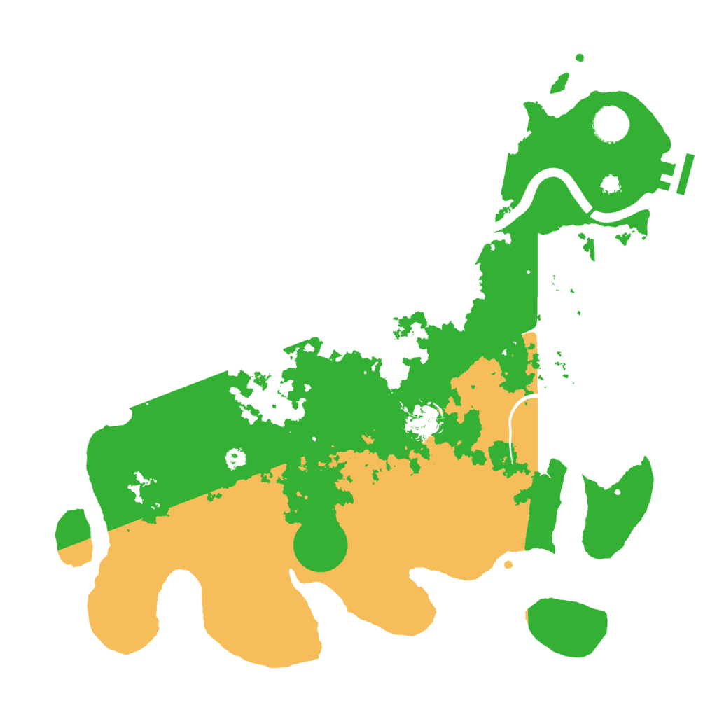 Biome Rust Map: Procedural Map, Size: 3500, Seed: 1150233279