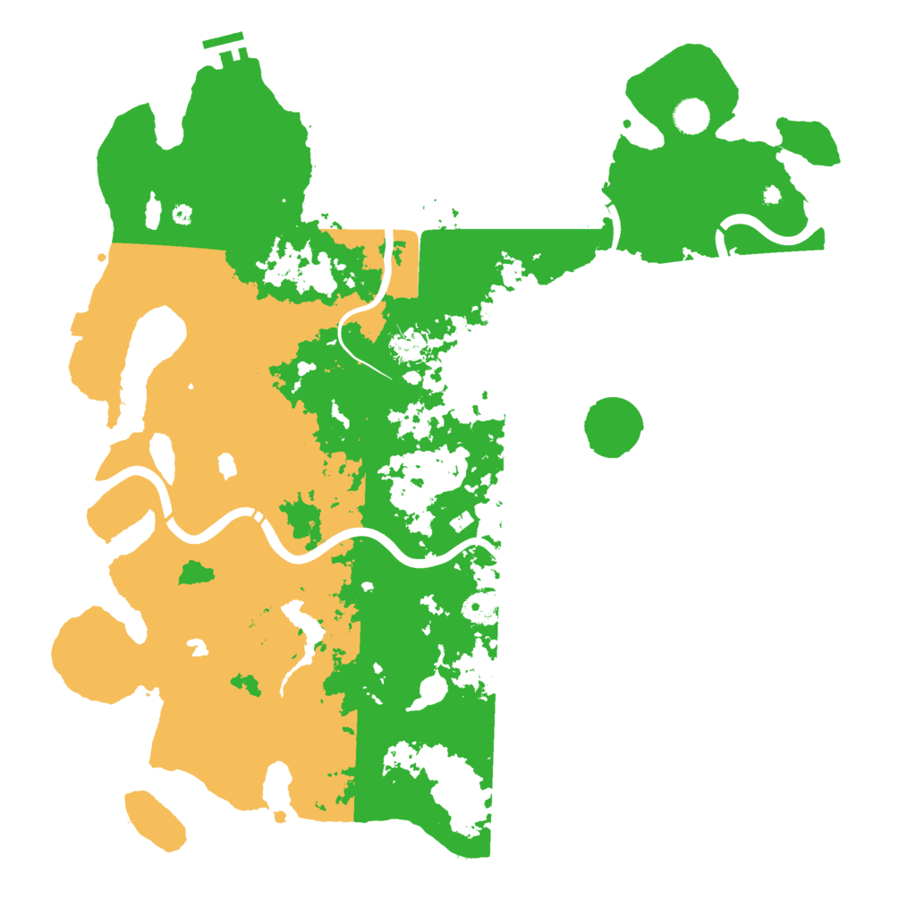 Biome Rust Map: Procedural Map, Size: 4500, Seed: 1041990742