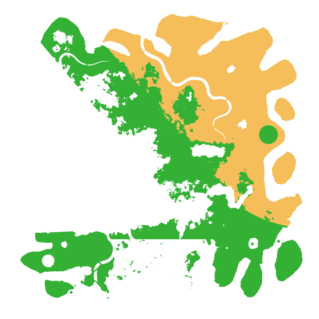 Biome Rust Map: Procedural Map, Size: 4500, Seed: 1773001145