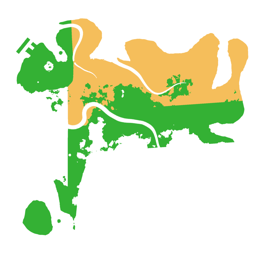 Biome Rust Map: Procedural Map, Size: 3000, Seed: 23983