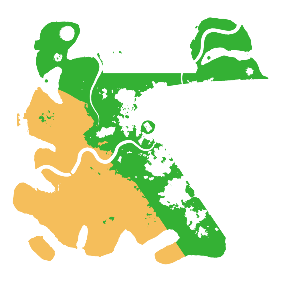 Biome Rust Map: Procedural Map, Size: 3500, Seed: 815645213