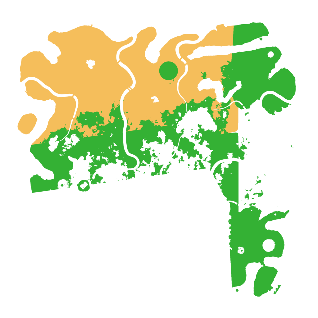 Biome Rust Map: Procedural Map, Size: 4500, Seed: 1858226485
