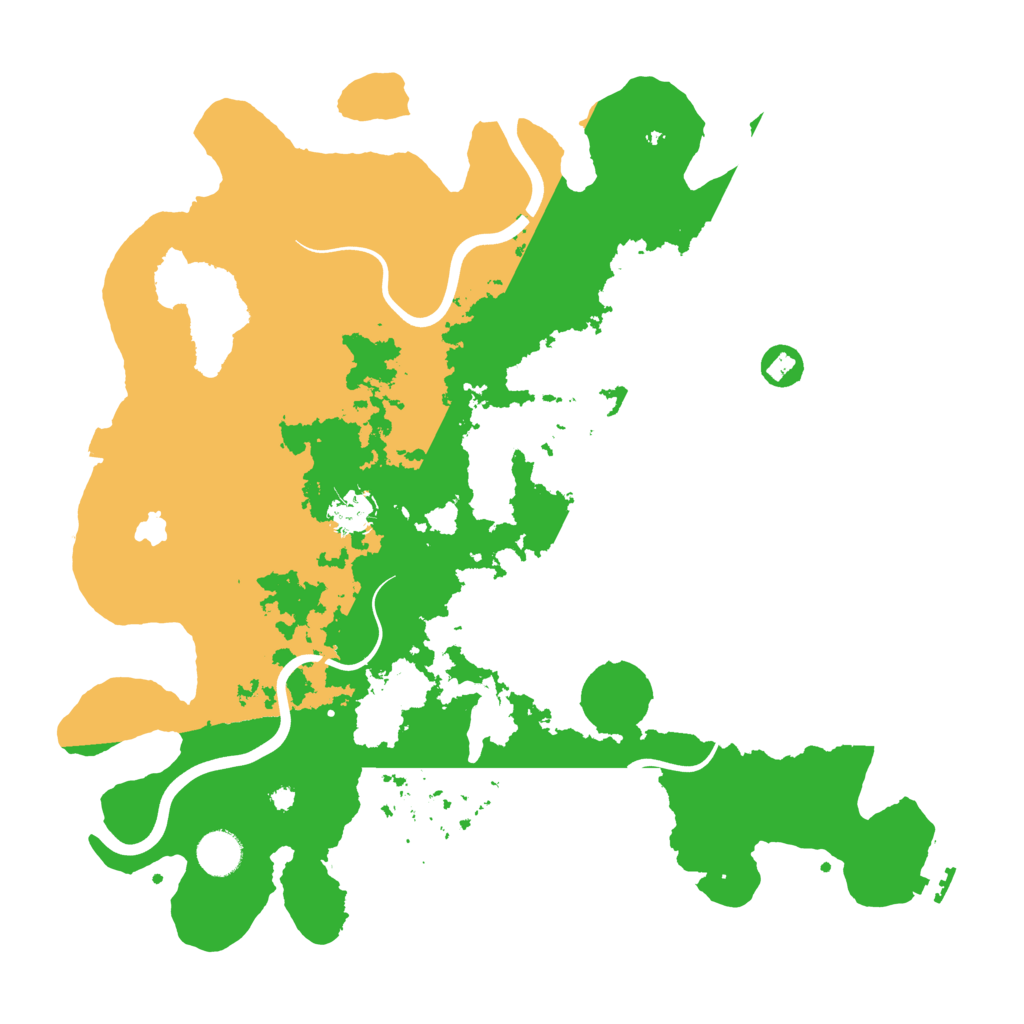 Biome Rust Map: Procedural Map, Size: 4000, Seed: 61887