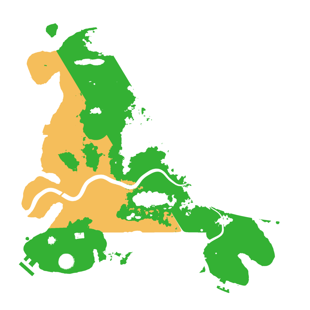 Biome Rust Map: Procedural Map, Size: 3500, Seed: 5431324