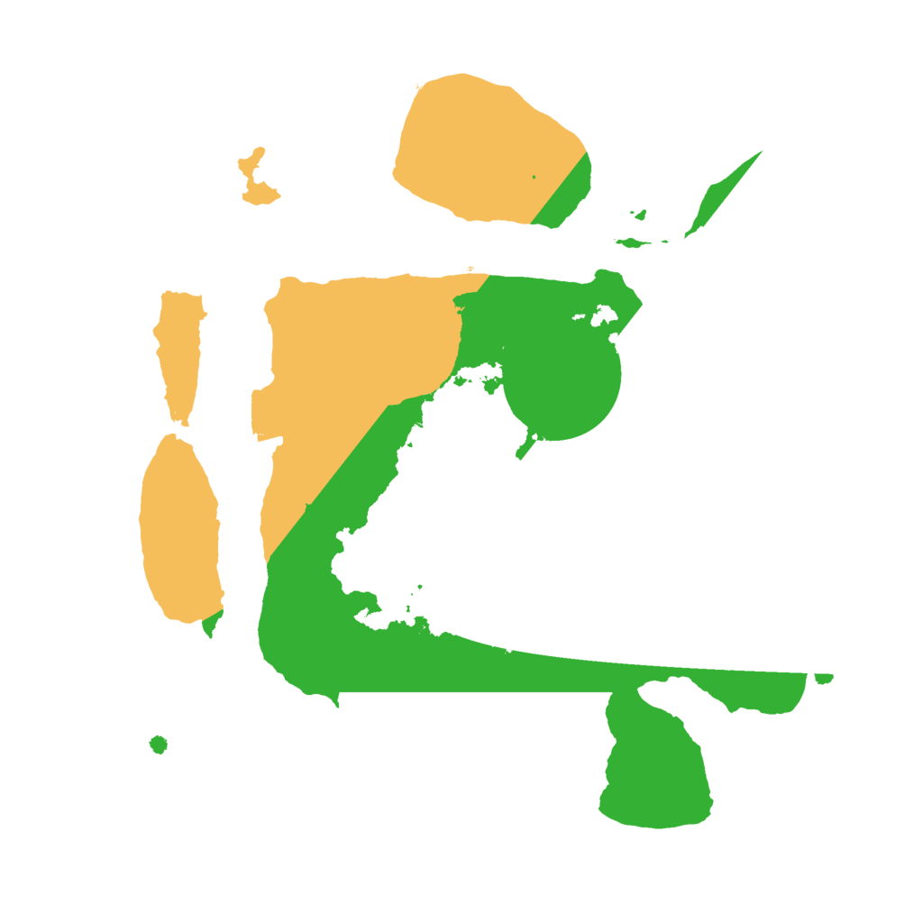 Biome Rust Map: Procedural Map, Size: 2100, Seed: 1035578227