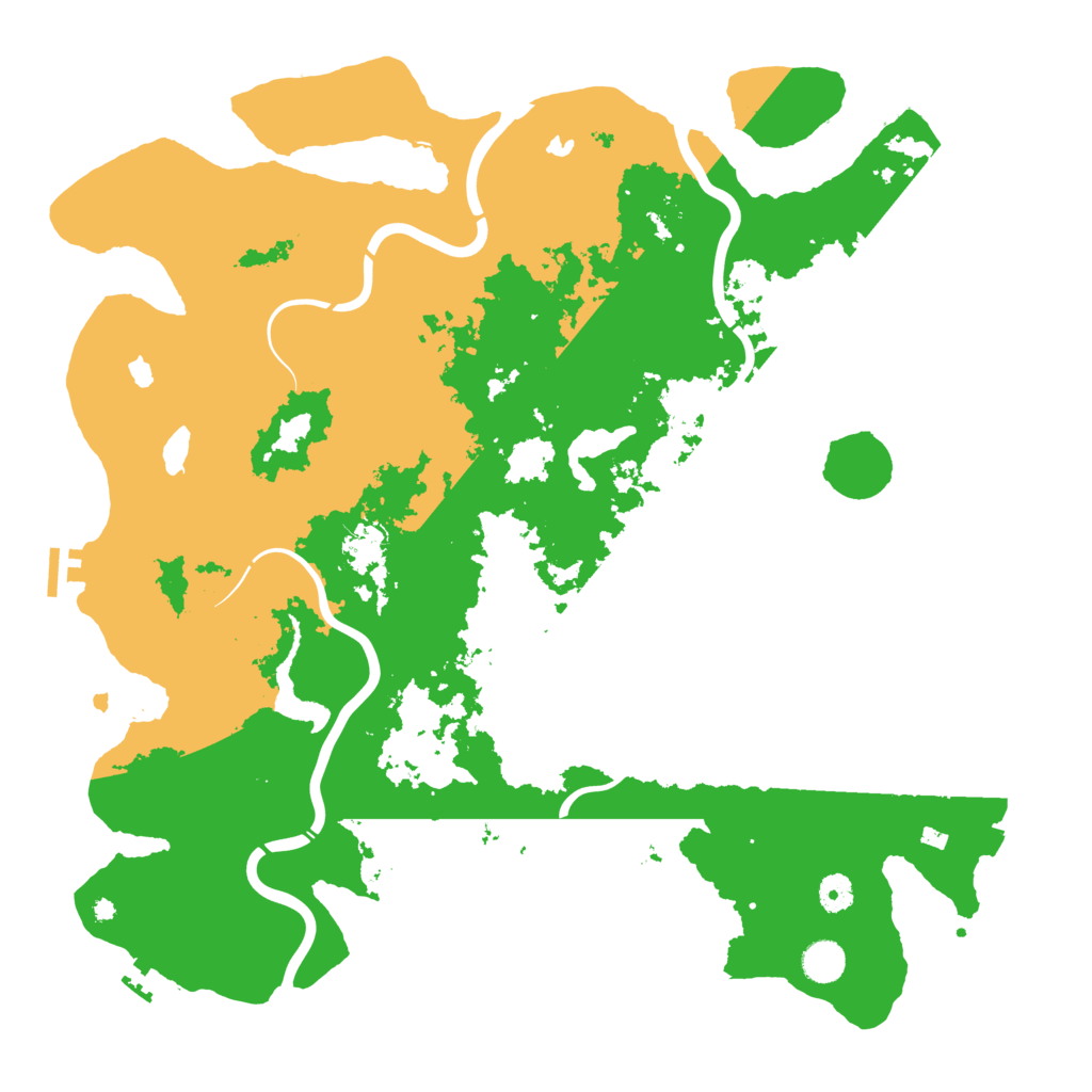 Biome Rust Map: Procedural Map, Size: 4500, Seed: 774258450