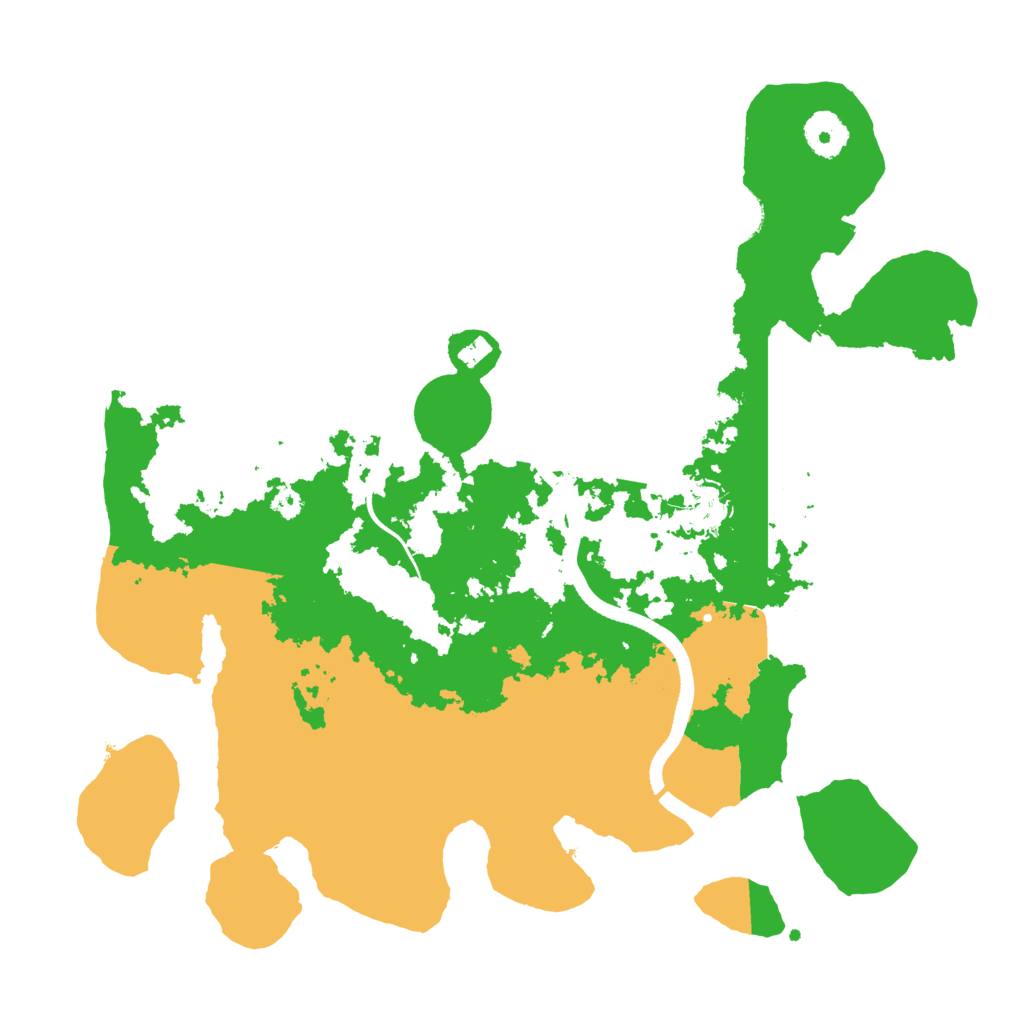 Biome Rust Map: Procedural Map, Size: 3500, Seed: 1557458716