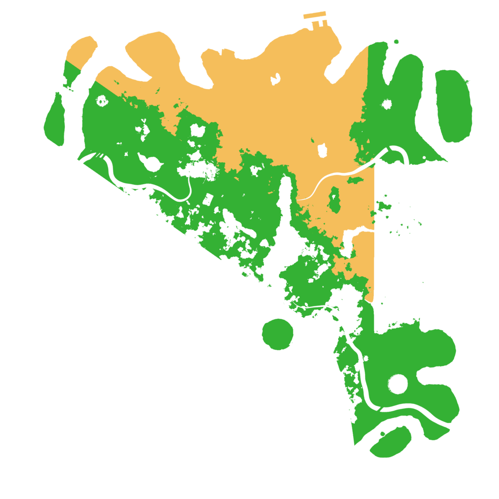 Biome Rust Map: Procedural Map, Size: 4500, Seed: 1860263856