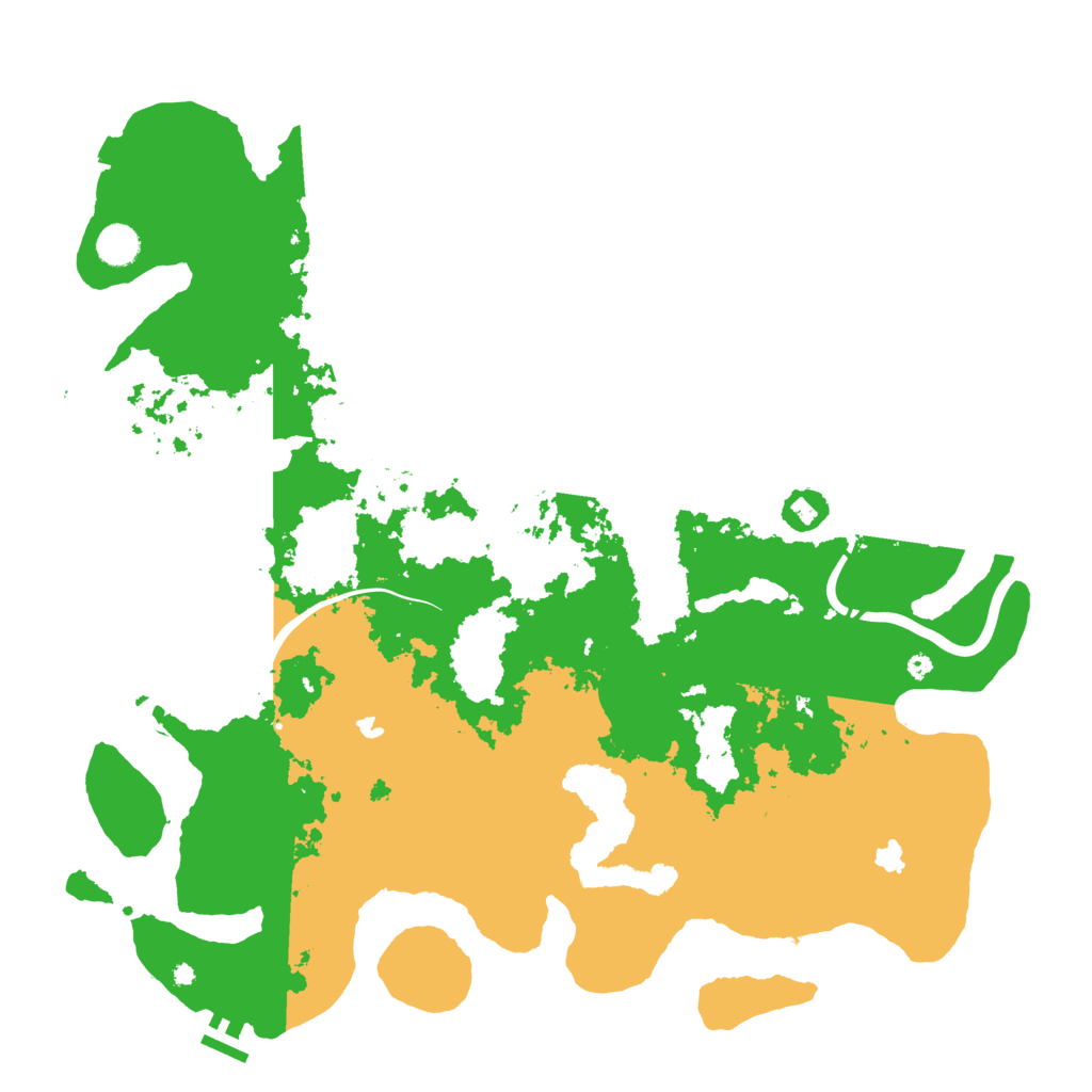 Biome Rust Map: Procedural Map, Size: 4500, Seed: 1189906285
