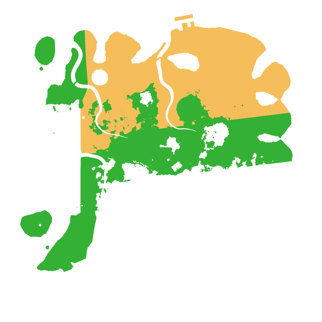 Biome Rust Map: Procedural Map, Size: 3500, Seed: 121695866