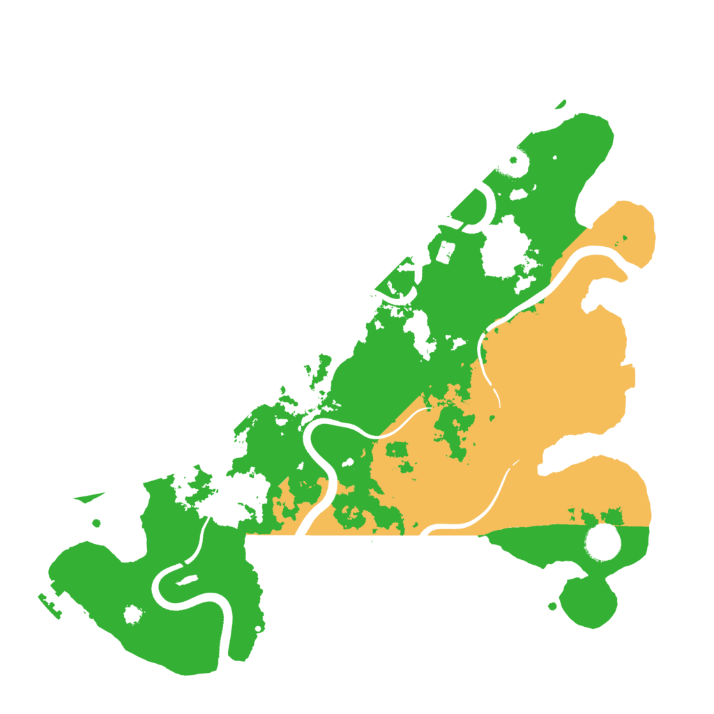 Biome Rust Map: Procedural Map, Size: 3500, Seed: 17975