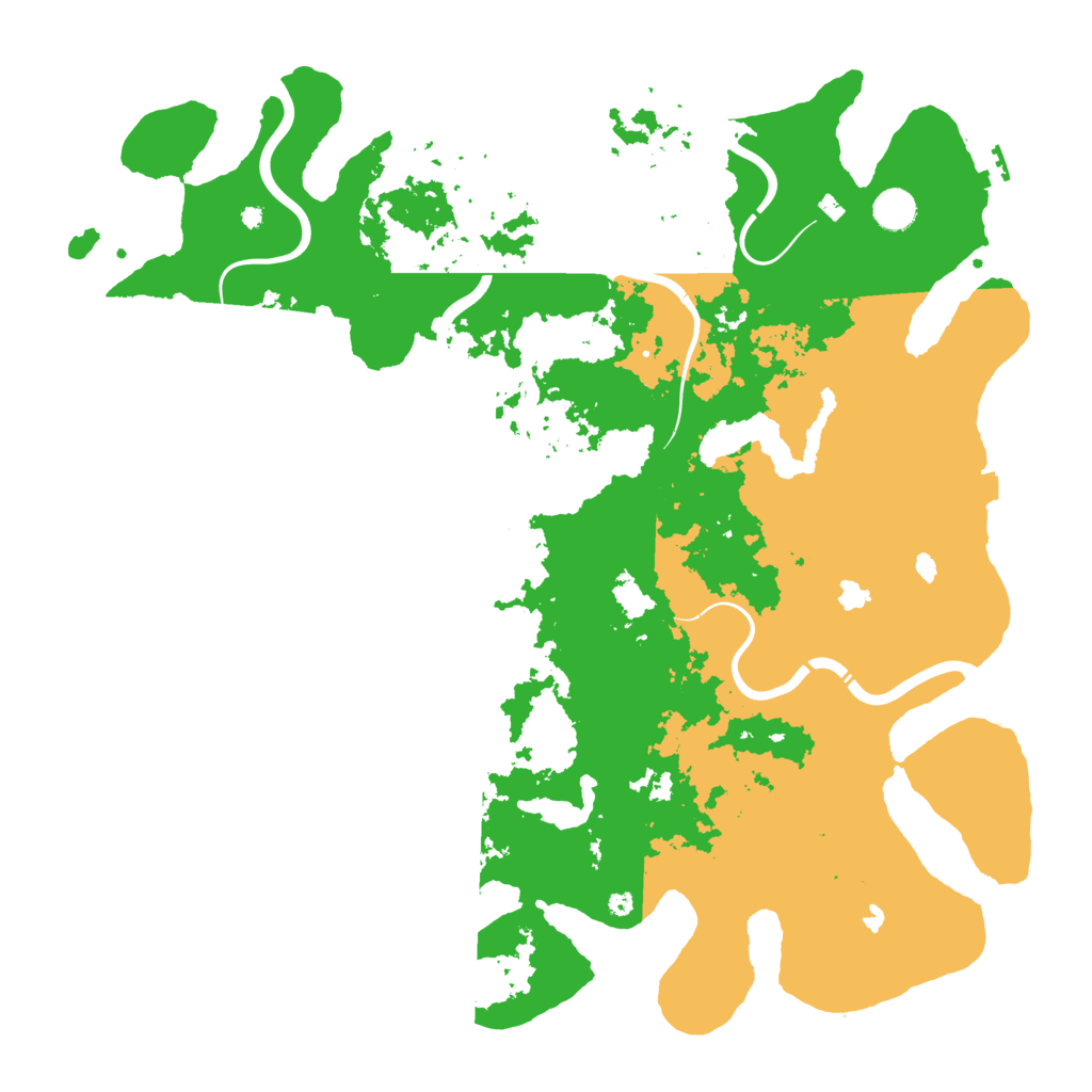 Biome Rust Map: Procedural Map, Size: 4500, Seed: 855155530