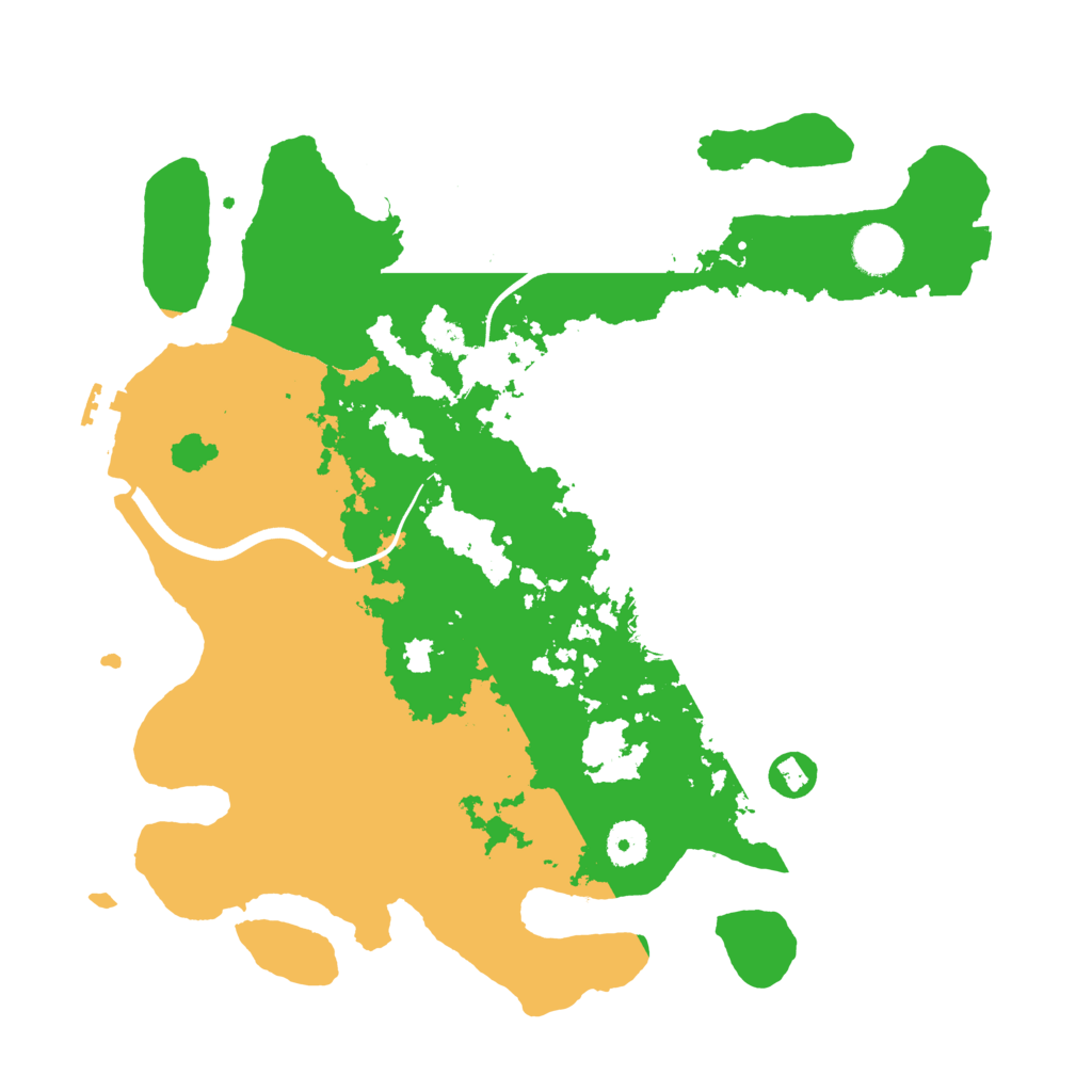 Biome Rust Map: Procedural Map, Size: 3750, Seed: 349090