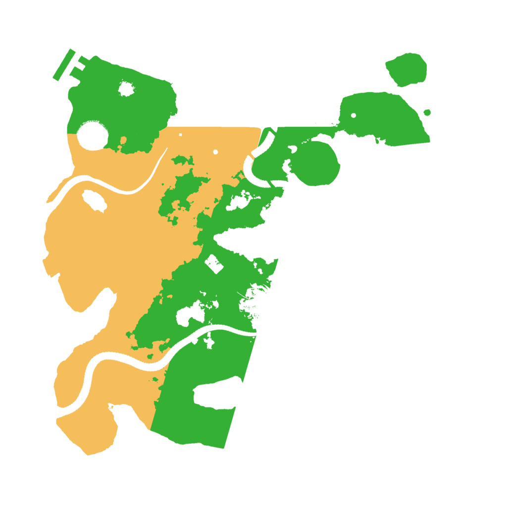 Biome Rust Map: Procedural Map, Size: 3000, Seed: 851629842