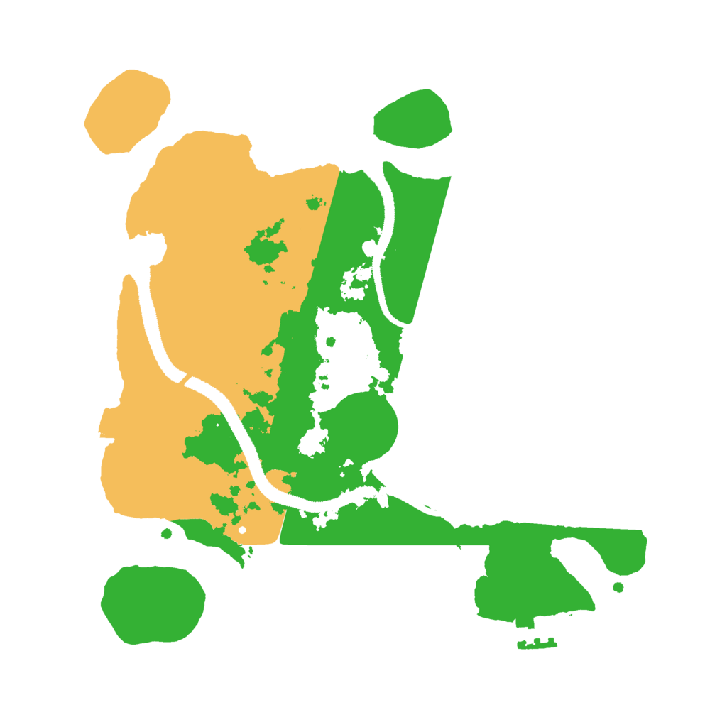 Biome Rust Map: Procedural Map, Size: 2800, Seed: 720631911