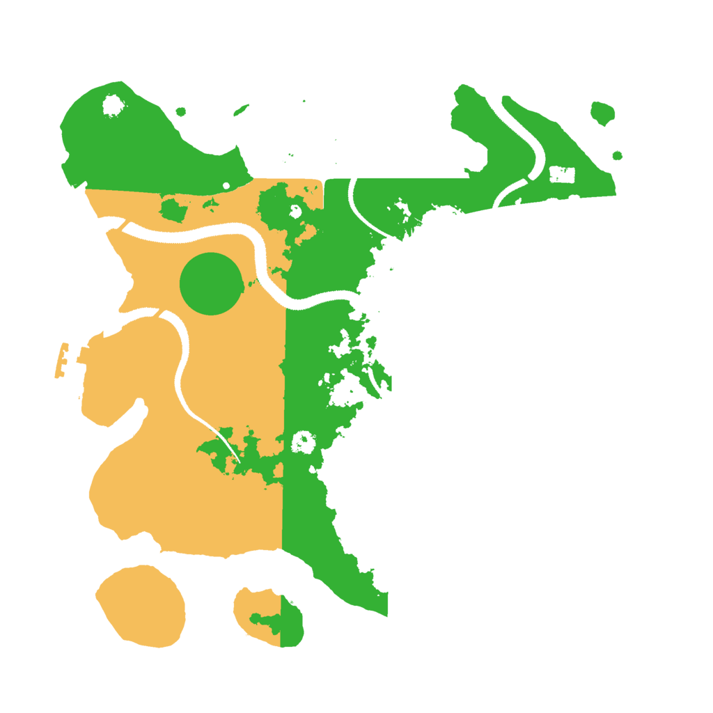 Biome Rust Map: Procedural Map, Size: 3000, Seed: 955847456