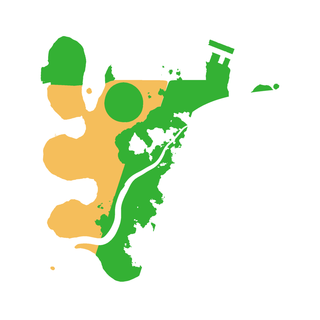 Biome Rust Map: Procedural Map, Size: 2250, Seed: 828879640