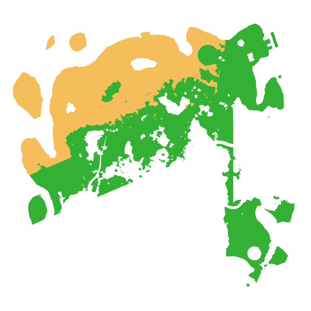 Biome Rust Map: Procedural Map, Size: 4000, Seed: 535390629