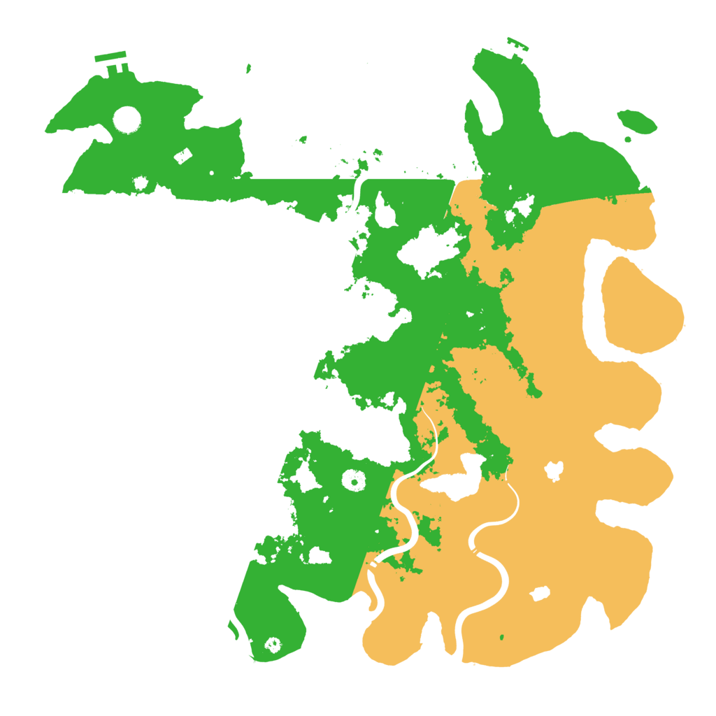 Biome Rust Map: Procedural Map, Size: 4600, Seed: 1860545339