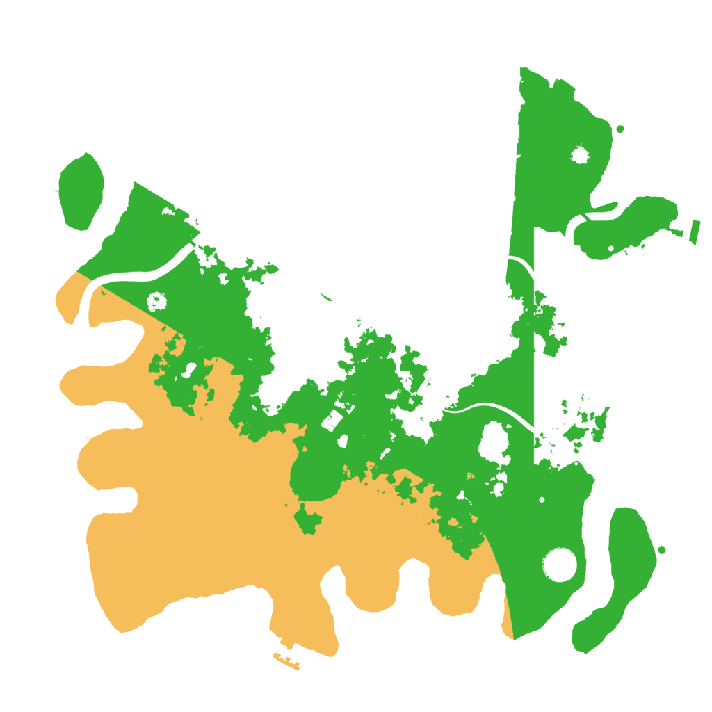 Biome Rust Map: Procedural Map, Size: 3700, Seed: 1680289642