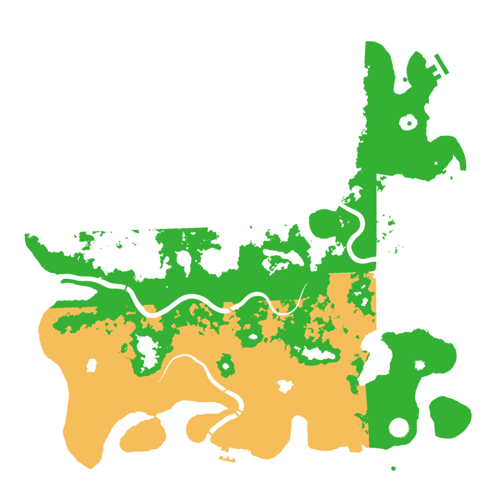 Biome Rust Map: Procedural Map, Size: 4500, Seed: 237241560