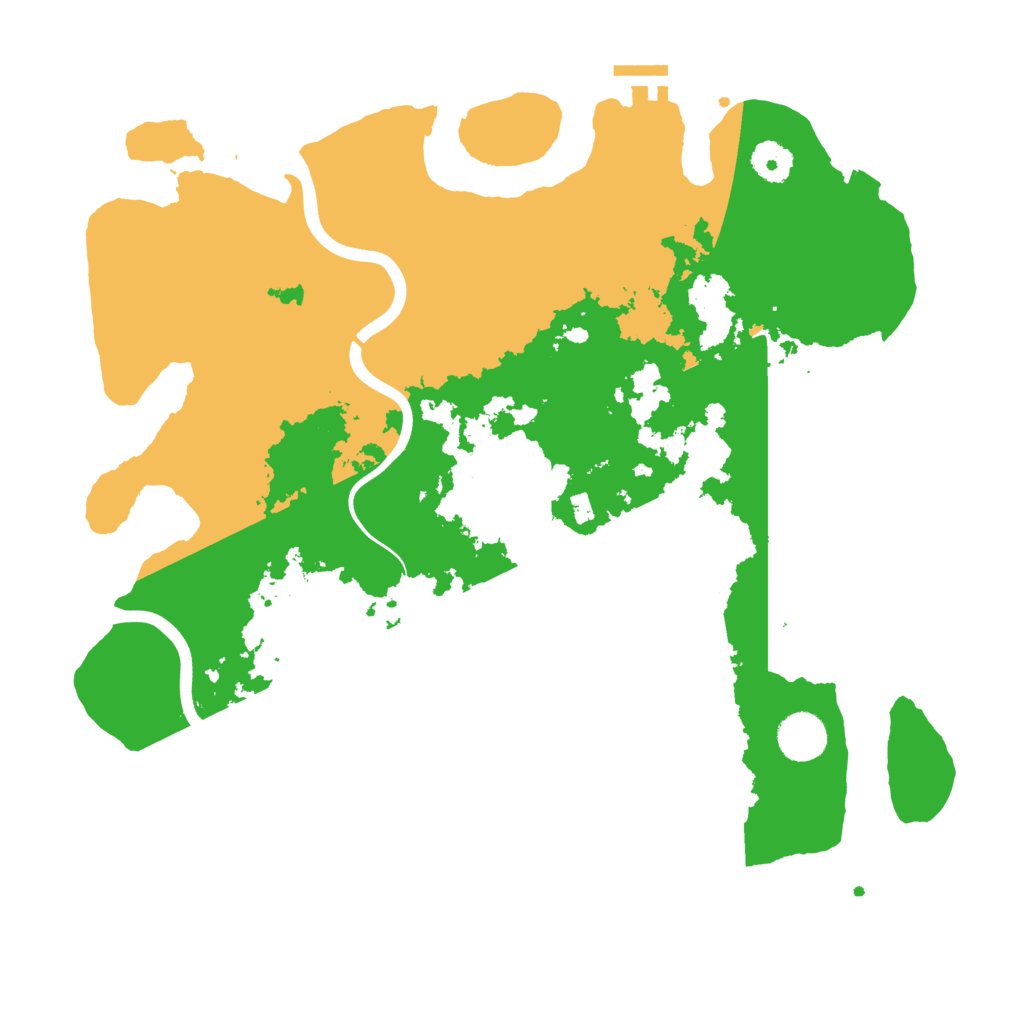 Biome Rust Map: Procedural Map, Size: 3800, Seed: 42153