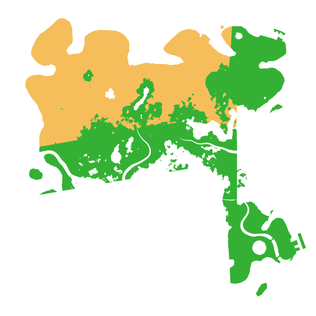 Biome Rust Map: Procedural Map, Size: 4000, Seed: 845326589