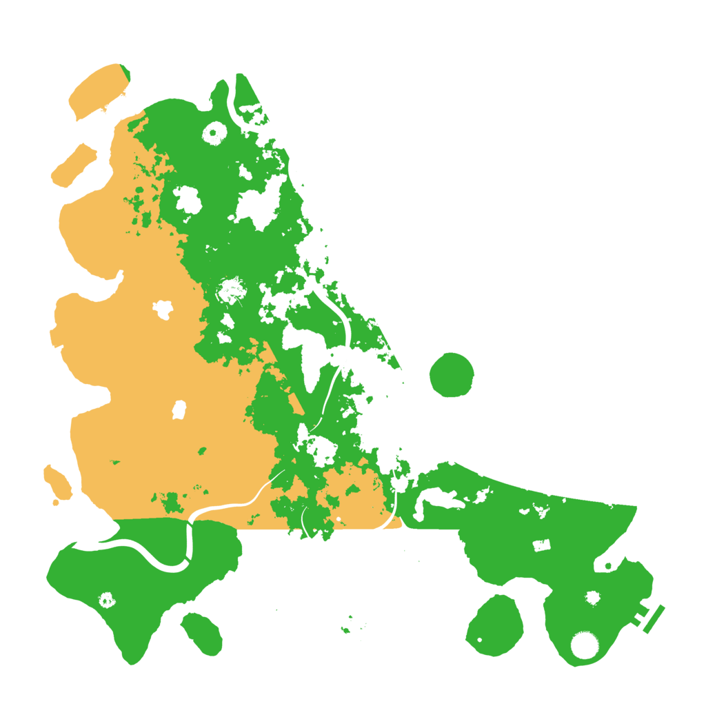 Biome Rust Map: Procedural Map, Size: 4500, Seed: 65536