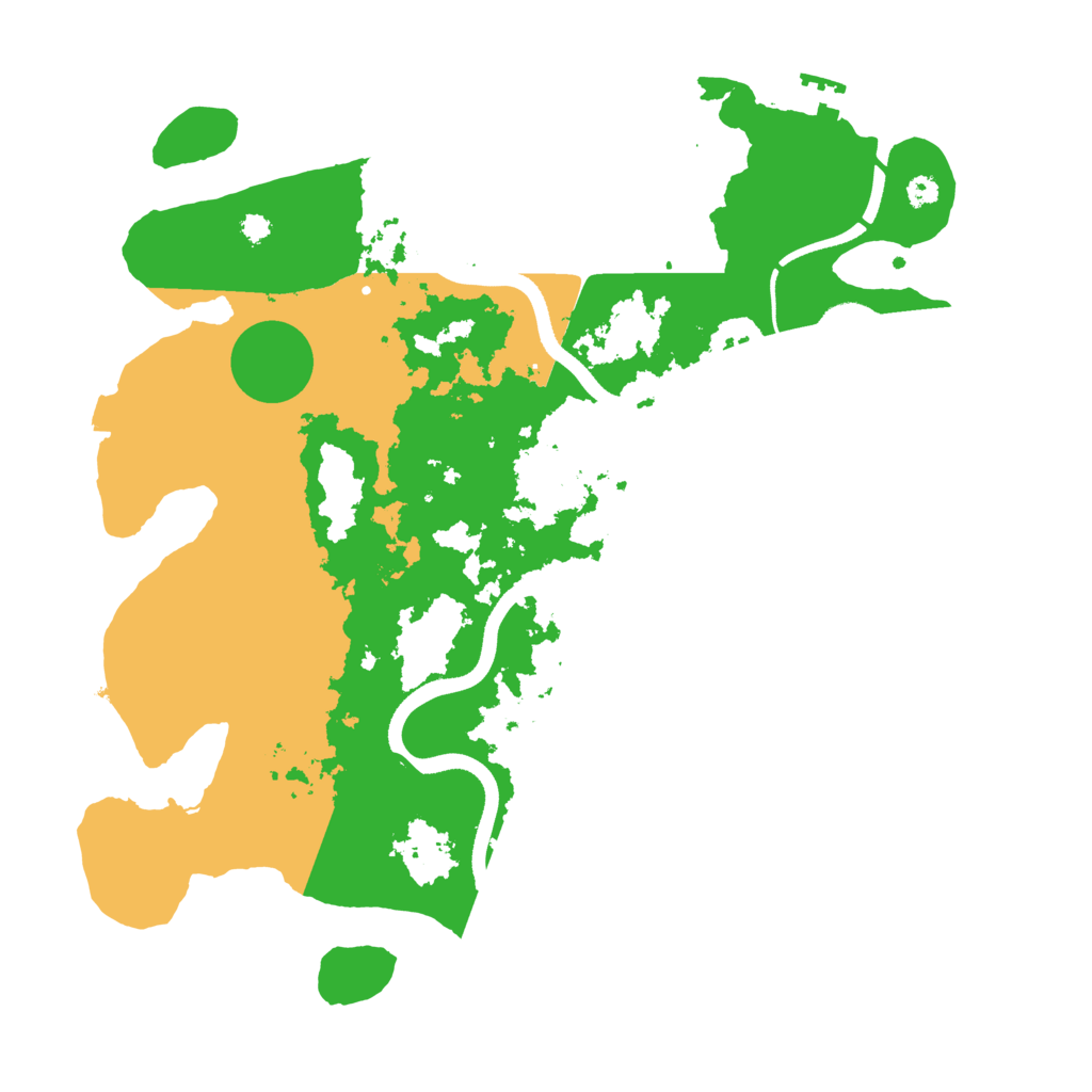 Biome Rust Map: Procedural Map, Size: 3500, Seed: 1781351142