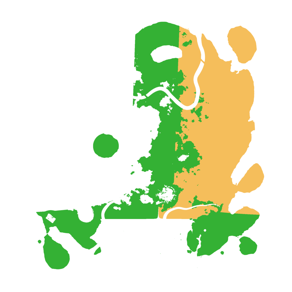 Biome Rust Map: Procedural Map, Size: 3400, Seed: 22310