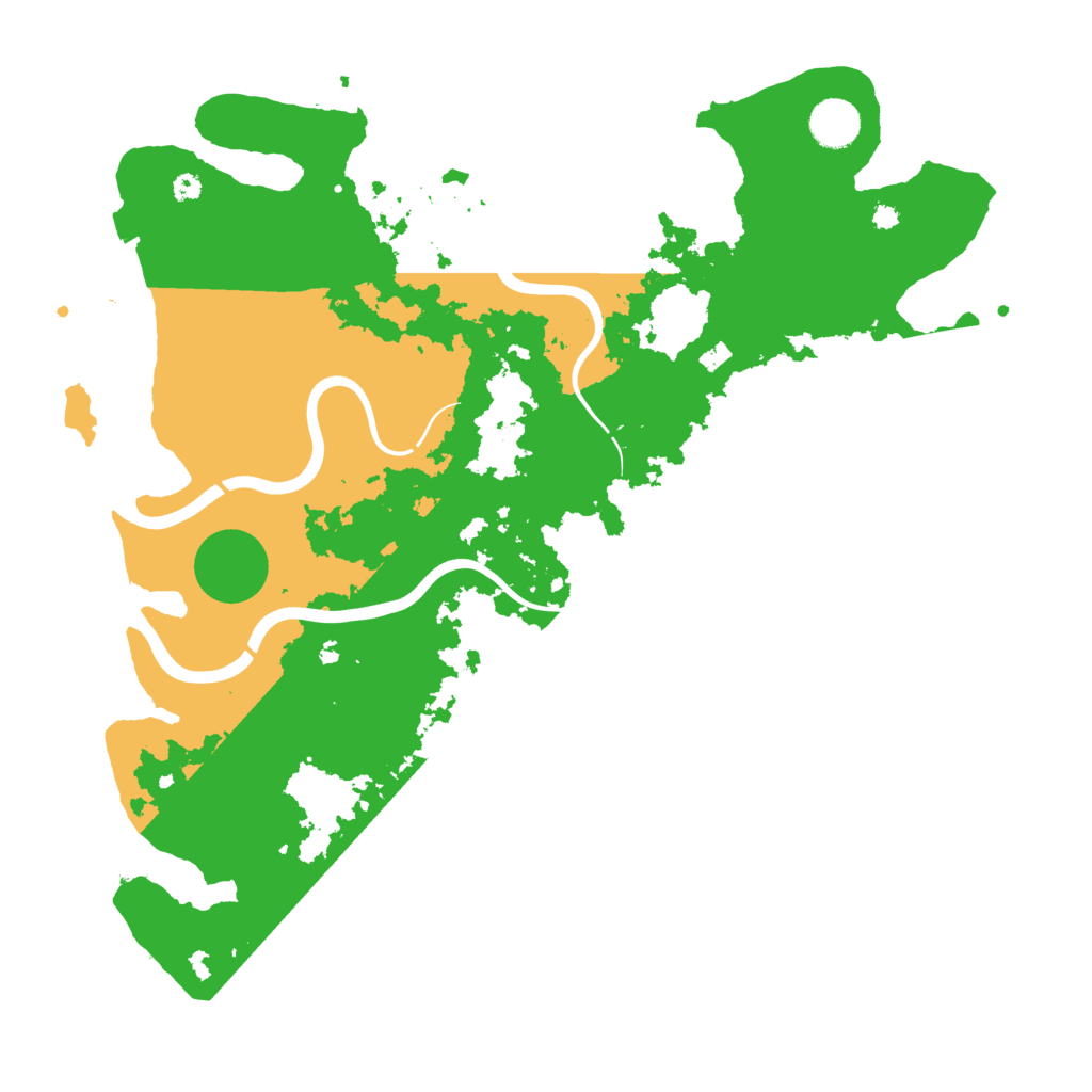 Biome Rust Map: Procedural Map, Size: 3900, Seed: 45698