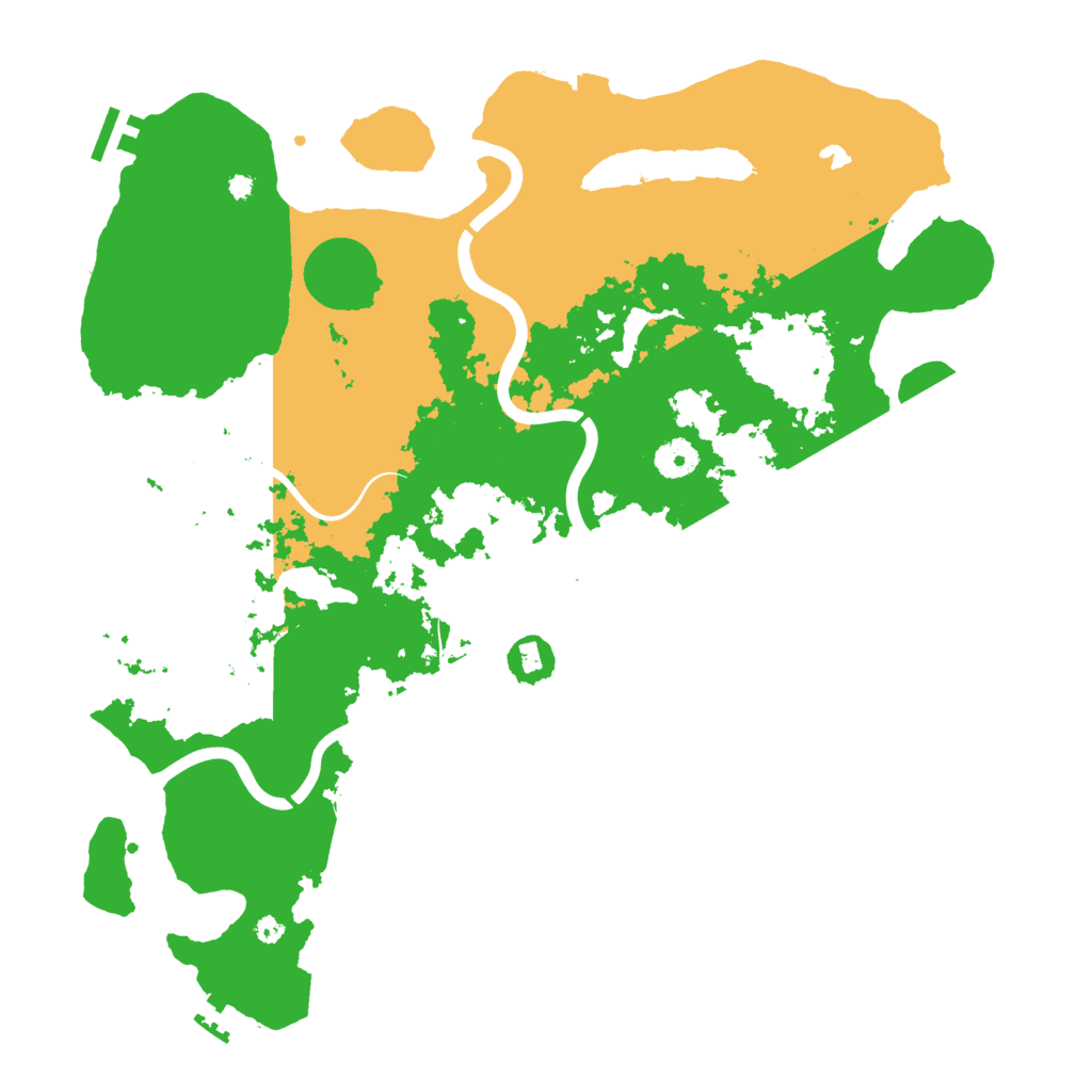 Biome Rust Map: Procedural Map, Size: 4000, Seed: 1461721357