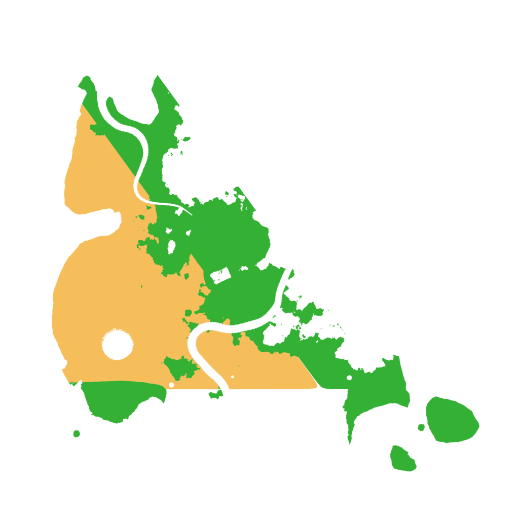 Biome Rust Map: Procedural Map, Size: 3000, Seed: 53777