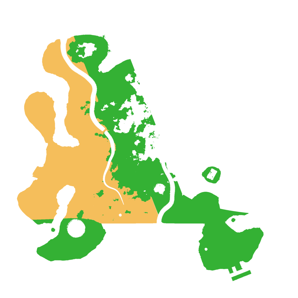 Biome Rust Map: Procedural Map, Size: 3000, Seed: 58777