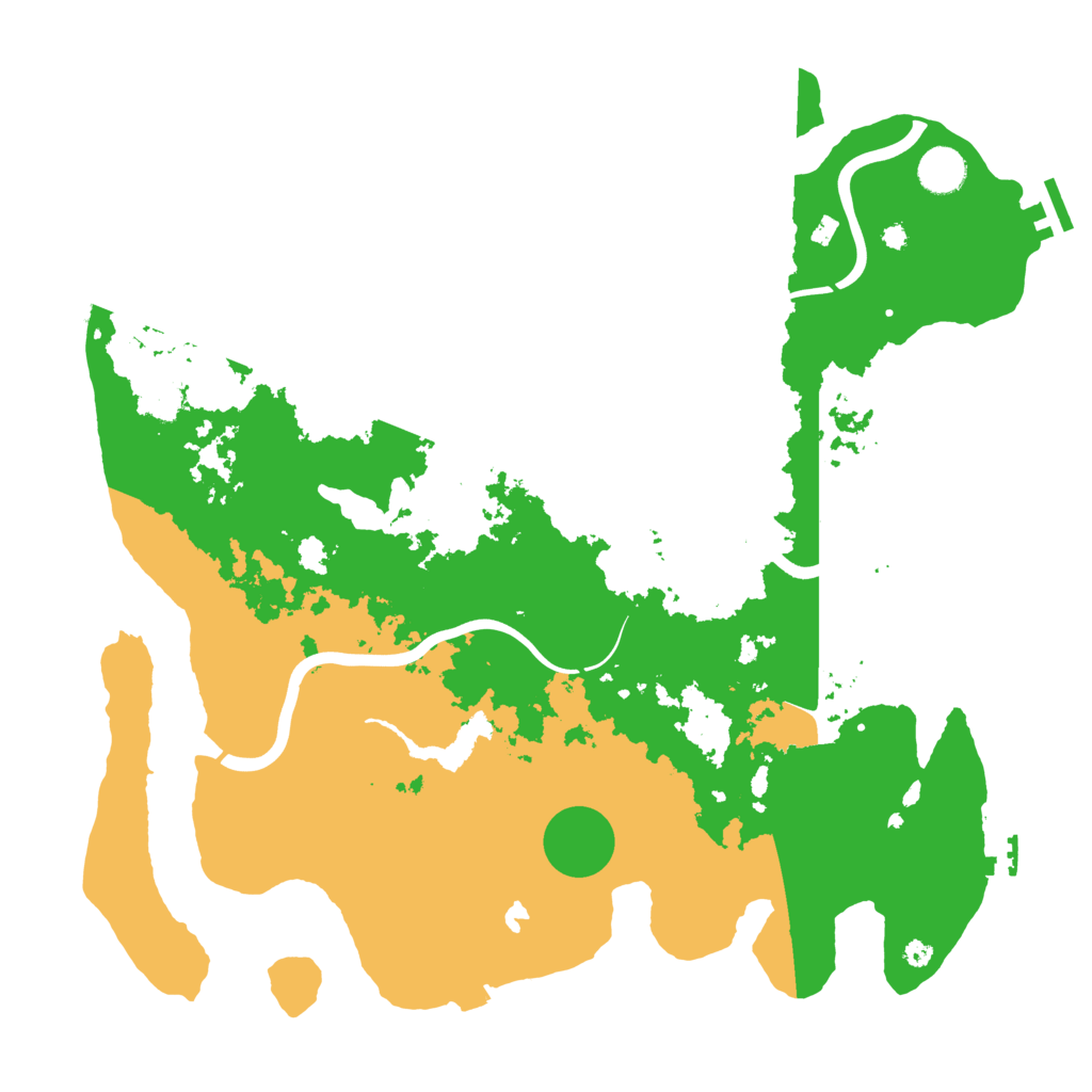 Biome Rust Map: Procedural Map, Size: 4050, Seed: 2000859359