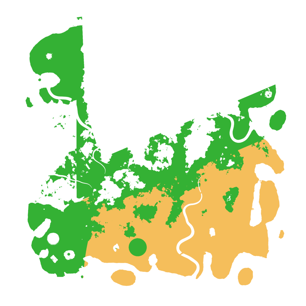 Biome Rust Map: Procedural Map, Size: 4500, Seed: 1246536421