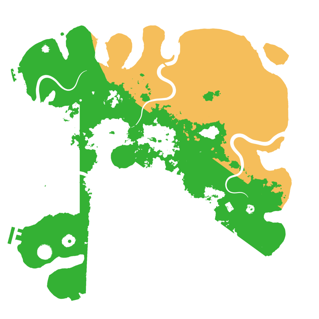 Biome Rust Map: Procedural Map, Size: 3750, Seed: 574797