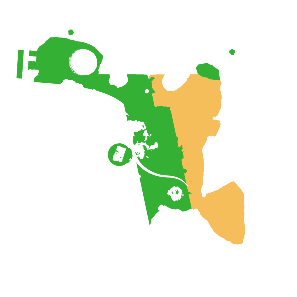 Biome Rust Map: Procedural Map, Size: 2100, Seed: 550159740