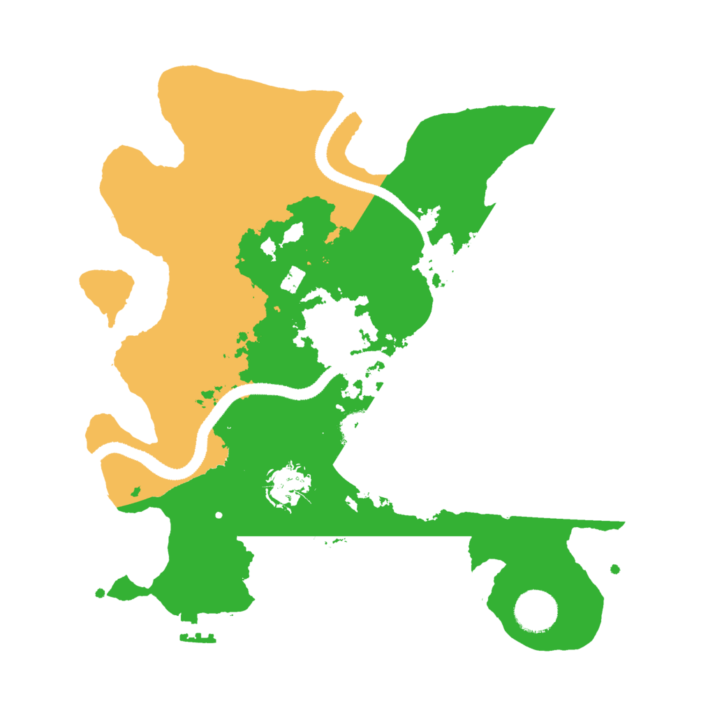 Biome Rust Map: Procedural Map, Size: 3000, Seed: 1528659556