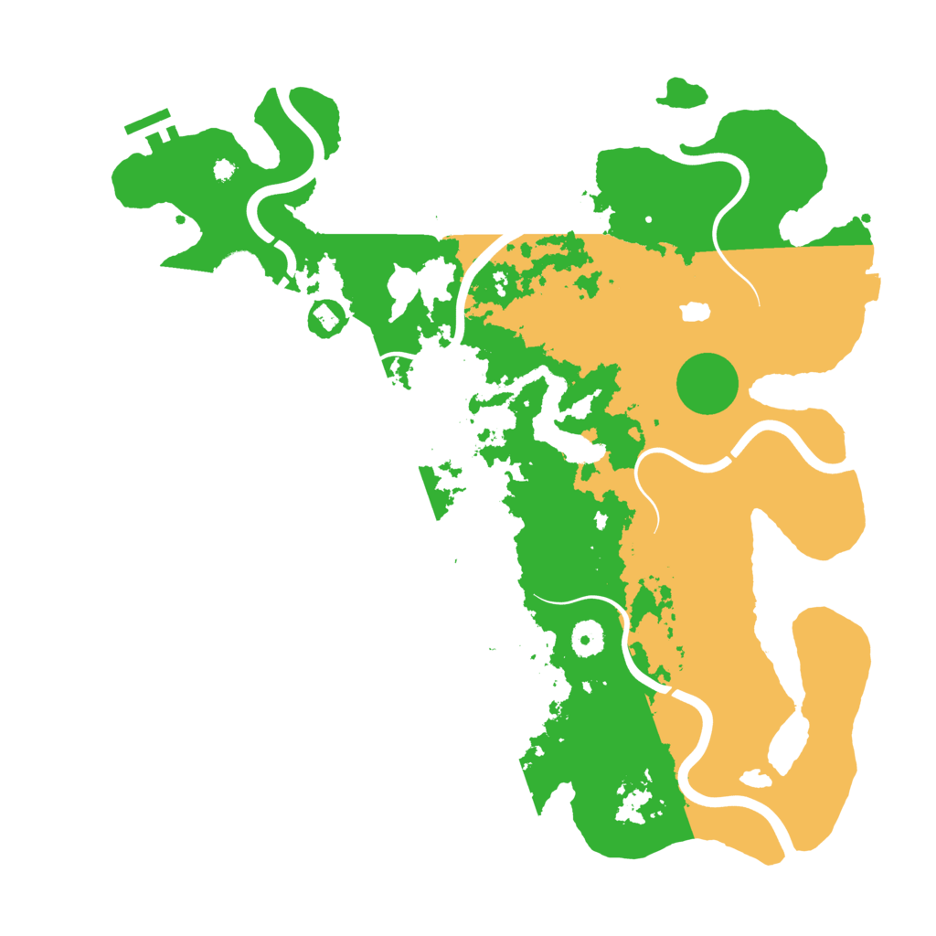 Biome Rust Map: Procedural Map, Size: 4000, Seed: 15332