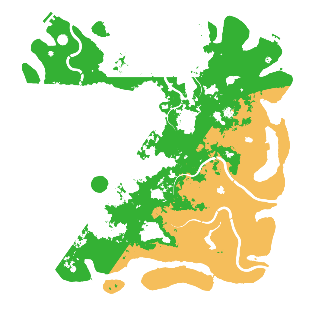 Biome Rust Map: Procedural Map, Size: 5000, Seed: 801317831